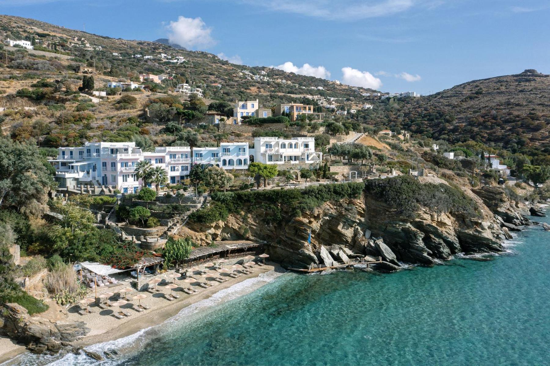 Aneroussa Beach Hotel バトシ エクステリア 写真