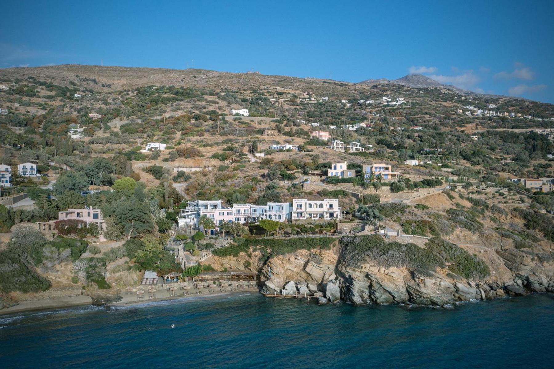 Aneroussa Beach Hotel バトシ エクステリア 写真